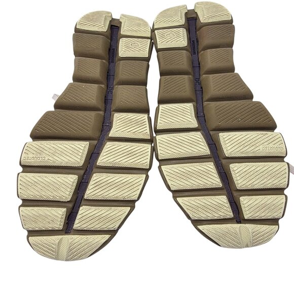 On Cloud Womens CloudTec Running Shoes US 9 EU 40.5 Beige & Olive Mesh - Picture 5 of 9